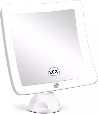 Fabuday 20X Magnifying Mirror With LED Light Upgraded Lighted Makeup Mirror** • $19.95