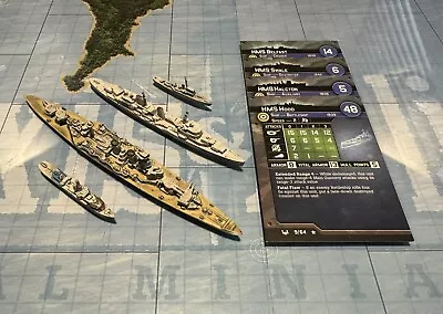 Axis & Allies - War At Sea - HMS Hood Britain Navy Collection • $30