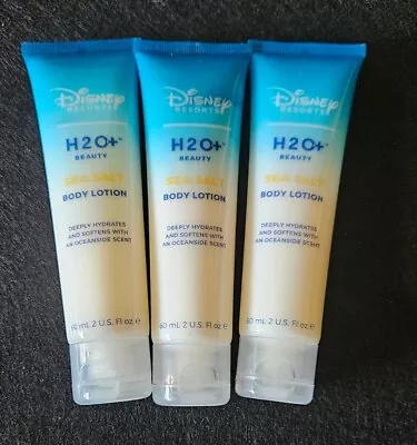 DISNEY RESORT H2O+ BODY LOTION SEA SALT LOT Of 3 NEW • $14