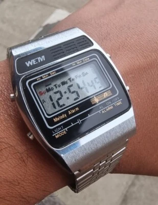 £39.99 • Buy Rare Vintage Melody Alarm Watch.vintage Digital Watch,digital Melody Alarm Watch