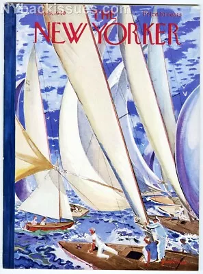 New Yorker Magazine July 9 1949 Yacht Race S.J. Perelman Cloudland Revisited VF • $127.50