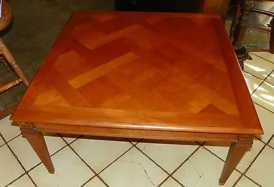 Square Walnut Coffee Table By Baker  (CT47) • $699