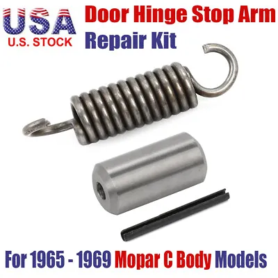 For 65 -69 Mopar C Body Hinge Stop Arm Roller Repair Kit Plymouth Dodge Chrysler • $19.99