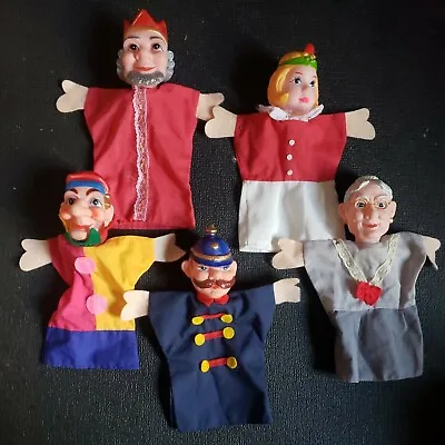 $69.95 • Buy Vintage Mr. Rogers Neighborhood Hand Puppets Lot Of 5, Rubber Head