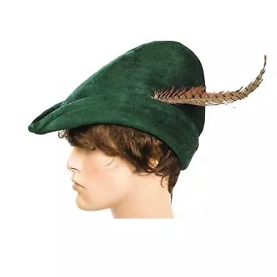 Robin Hood Hat Bycoket Green Nottingham Hat Accessory Historical Character • $17.95