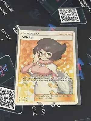 £17.66 • Buy Pokémon Sun & Moon Burning Shadows Wicke Trainer 147/147 Mint/NM Nintendo TCG