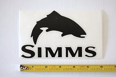 SIMMS Sticker Vinyl Decal - Fly Fishing Gear Waders Flyfish Trout River - 5.5  • $4.99