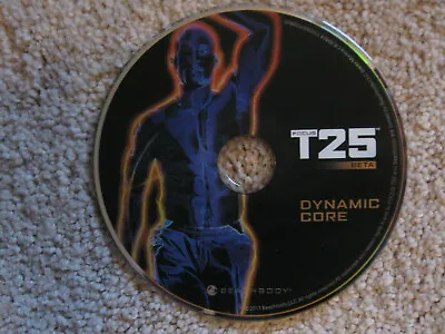 Focus T25 Beta DYNAMIC CORE Replacement DVD Disc Only Beachbody Shaun T - USED • $3