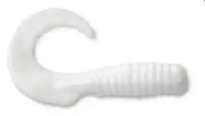 Sea Striker H6CT20-1 6  Got-Cha Saltwater Curl Tail Grub White 20CT • $10.52