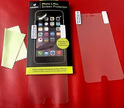 Protectors Screen X 2 For IPhone 6 Plus +Cleaning Cloth Dings & Scratch Free • $7