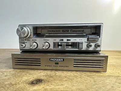 Vintage Pioneer Component Car Stereo Cassette Deck  KP-77G With GM-4 Amplifier • $224.99