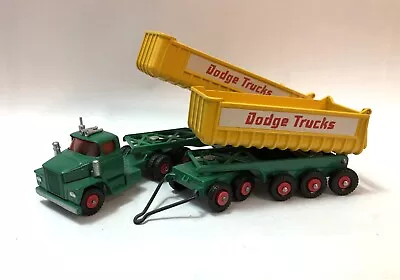 Vintage Lesney Matchbox Kingsize K16a Dodge Twin Tippers Shows Beautiful Resto • $59.99