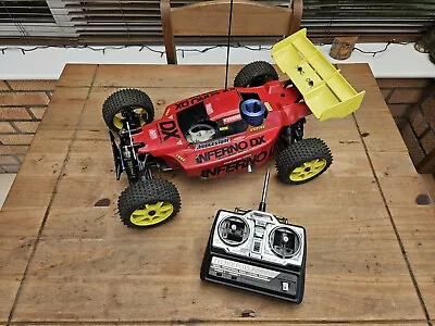 Kyosho Inferno DX 1/8 Scale IC RC Nitro Car Buggy Vintage • £88