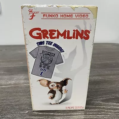 NEW Funko Home Video Gremlins T-Shirt VHS Grey Size Large • $10