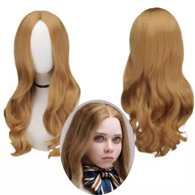 M3GAN Cosplay Wig 60cm AI Doll Robot Megan Long Hair Costume Prop Girls Women • $29.99