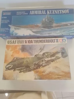 Russian Navy Aircraft Carrier Admiral Kunetsov + Tamiya Model • $50