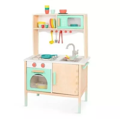 B. Toys Wooden Play Kitchen Mini Chef Kitchenette Learning Toy Pretend Play 3yr+ • $124.86