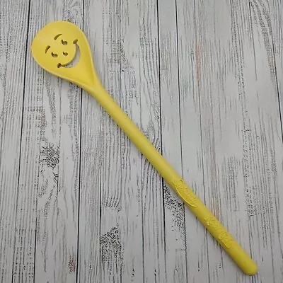 Vintage Kool-Aid Smiley Smile Face Splenda Yellow Plastic Stirring Spoon FLAW • $23.99