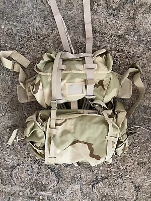 US Army Military Molle Desert Ruck Sack Rifleman Set Assault Hydration Back Pack • $150