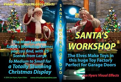 VIRTUAL SANTA  Workshop And Vampire Girl • $34.95