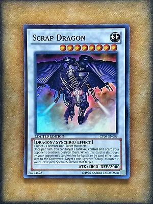 Yugioh Scrap Dragon CT09-EN006 Super Rare Limited Edition NM • $1.29