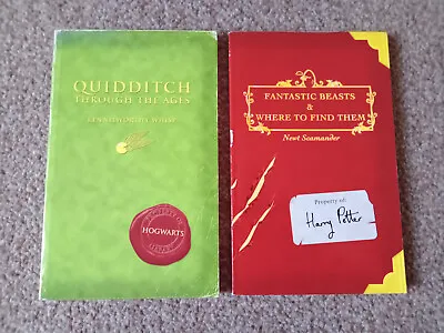 Jk Rowling Fantastic Beasts & Quidditch Through The Ages : Both 1st Editions  • £9.95