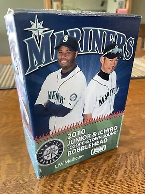 Ichiro Ken Griffey Jr Cooperstown Bound 2010 Seattle Mariners Dual Bobblehead • $25