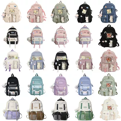 Kids Backpack Cute Bear School College Travel Casual Bag For Kawaii Girls Women • £6.95