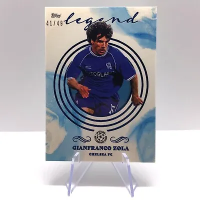 £34.99 • Buy 2021-22 Topps Pearl Gianfranco Zola Legend Blue Parallel 41/49 Chelsea FC Italy