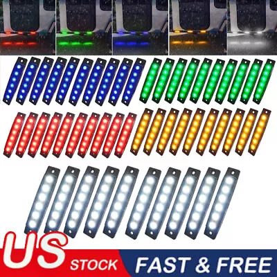 10 Pcs Marine Boat LED Deck Courtesy Lights Waterproof Stern Transom Light 12V • $12.99