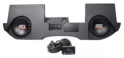 Dual 10  MTX Powered Subwoofers+Enclosure Box For 02-16 Dodge Ram Quad/Crew Cab • $729.95