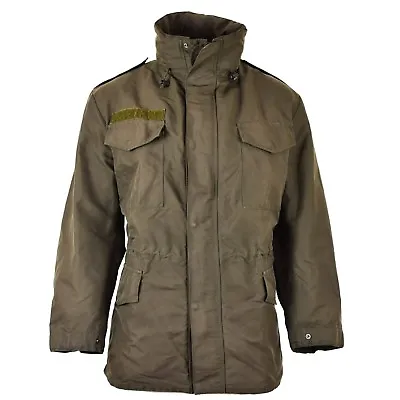Genuine Austrian Army Combat M65 Jacket GoreTex Military Olive Parka Waterproof • £95.28
