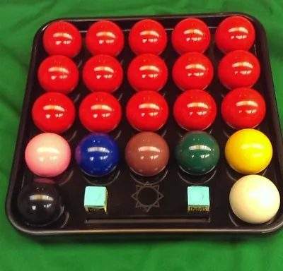 £8.20 • Buy 22 Ball Snooker Or Billiard 2 1/16  Ball Tray. Good Strong Black Tray Only