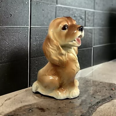 Dog Planter Royal Copley Cocker Spaniel / Golden Retriever Vintage 8  • $19.99