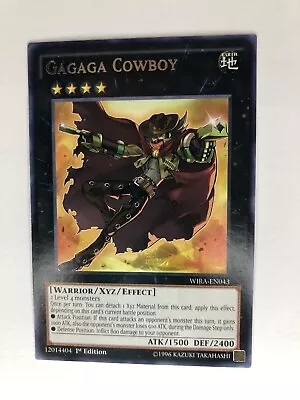 Yugioh Gagaga Cowboy WIRA-EN043 1st Edition Near Mint • $3.75