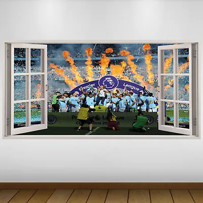 £24.99 • Buy EXTRA LARGE Manchester City Premier Celebrate Football Vinyl Wall Sticker Poster