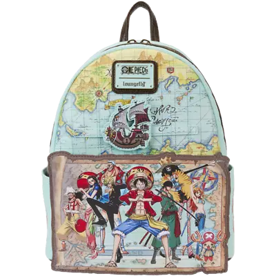 One Piece - Luffy & Gang Map Mini Backpack  [LOUOPBK0001] • $96.32