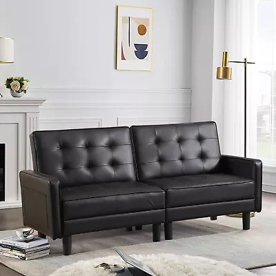 Convertible Futon Sofa Bed Modern Up&Down Recliner Couch Sofas For Living Room • $229.99