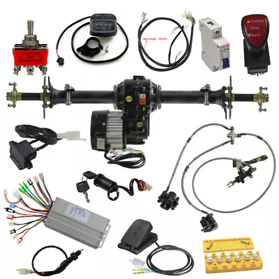 30  Rear Differential Axle Kit 48V 1000W Electric Motor ATV Go Kart Trike Drift • $575.53