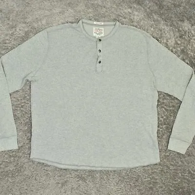Lucky Brand Men's Size 2XL Pullover Sweater V-neck Henley Thermal Waffle Cotton • $16.15