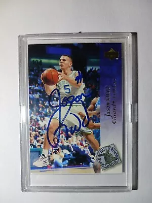 1995-96 Upper Deck Michael Jordan Draft Analysis Jason Kidd RC Rookie Autograph • $23.99