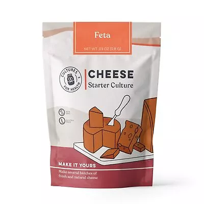 Cultures For Health Feta Cheese Starter | 4 Packets Mesophilic Powdered Activ... • $26.97