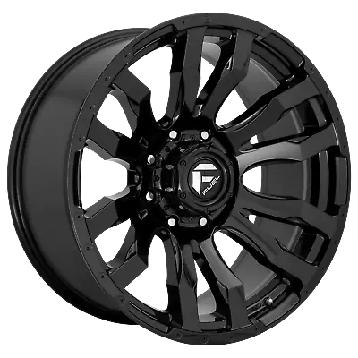 Fuel 1Pc BLITZ Gloss Black 18x9  For Ford F250 Rim 8x170 +1 Offset Each • $353