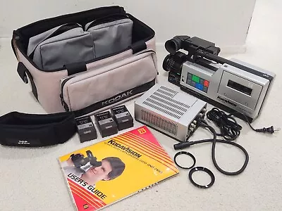 Kodavision Vintage Camcorder 2400- 2000 Series Bundle  • $5