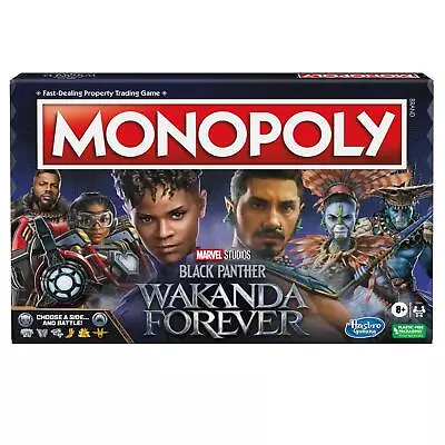 Monopoly Marvel Black Panther Wakanda Forever Edition Family Board Game • £13.99