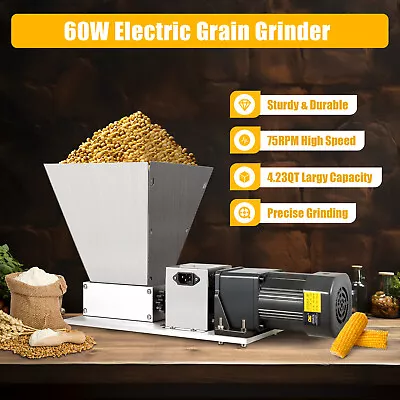 Electric Grinder Grain Corn Wheat Mill Grinding Machine Feed Crusher Miller 60W] • $145.35
