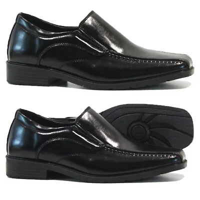 Mens Slip On Shoes Smart Casual Work Wedding Italian Formal Office Dress Work  • £16.95