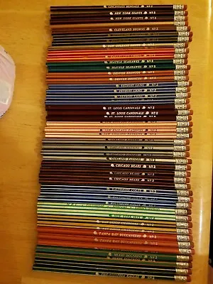 Vintage Striped NFL Pencils $6 Each You Choose The Team You Need FOOTBALL • $6