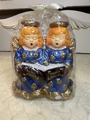 Vintage NOS Double Candle Choir Angles Christmas  • $12