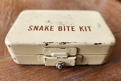 Vintage  Medical Supply Co.  Snake Bite Kit In Heavy Metal Box • $25.99